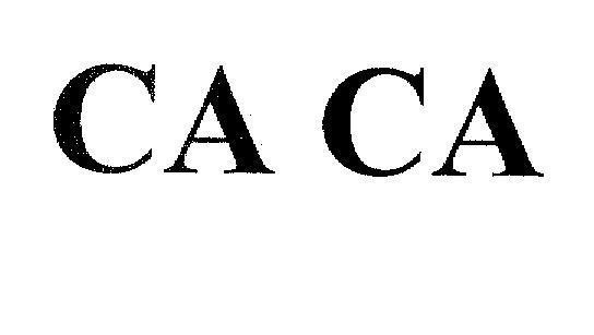 Mẫu nhãn hiệu CA CA