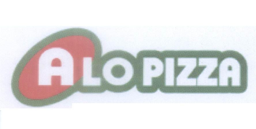 Mẫu nhãn hiệu ALO PIZZA