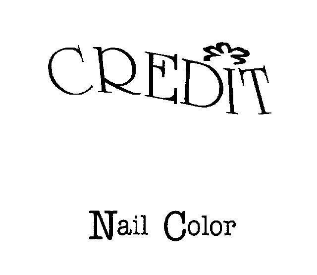 Mẫu nhãn hiệu CREDIT Nail Color