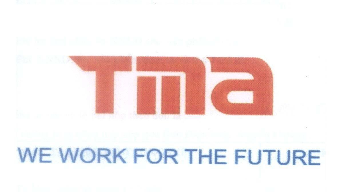 Mẫu nhãn hiệu Tma WE WORK FOR THE FUTURE