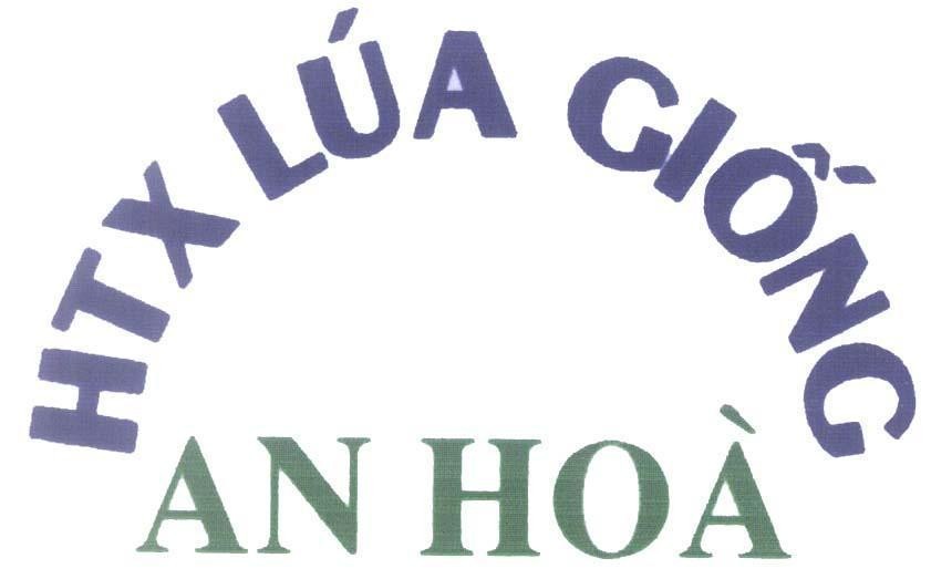 Mẫu nhãn hiệu HTX Lúa Giống An Hòa