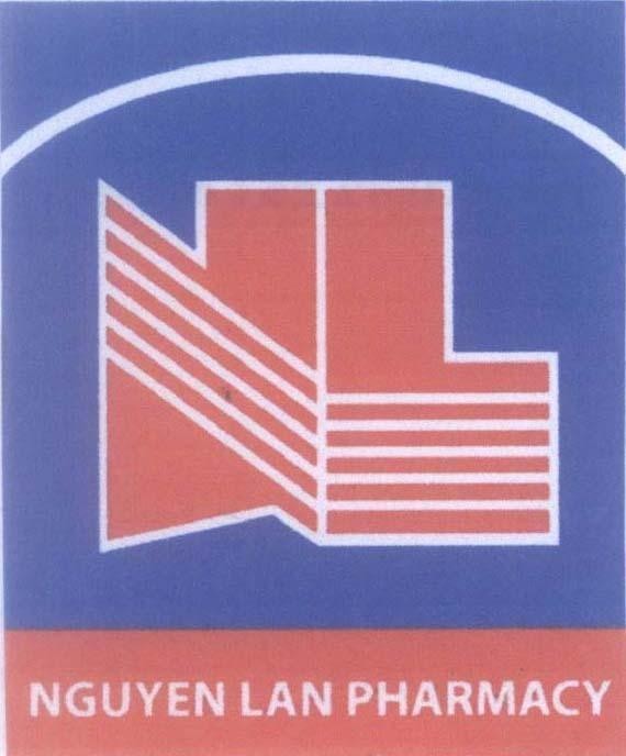 Mẫu nhãn hiệu NL NGUYEN LAN PHARMACY