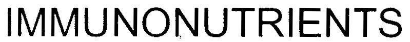 Mẫu nhãn hiệu IMMUNONUTRIENTS