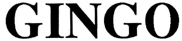 Mẫu nhãn hiệu GINGO