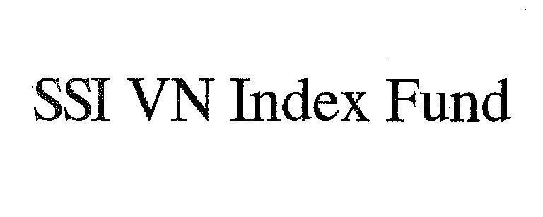 Mẫu nhãn hiệu SSI VN Index Fund