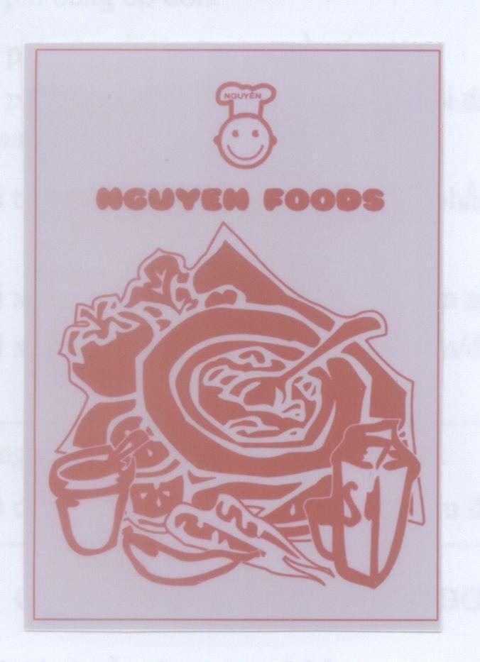 Mẫu nhãn hiệu NGUYEN FOOD