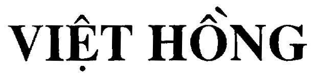 Mẫu nhãn hiệu Việt Hồng
