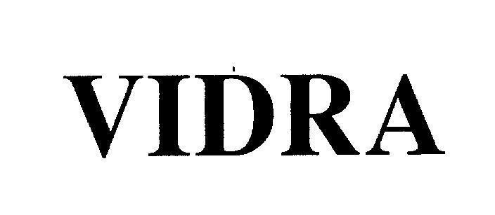Mẫu nhãn hiệu VIDRA