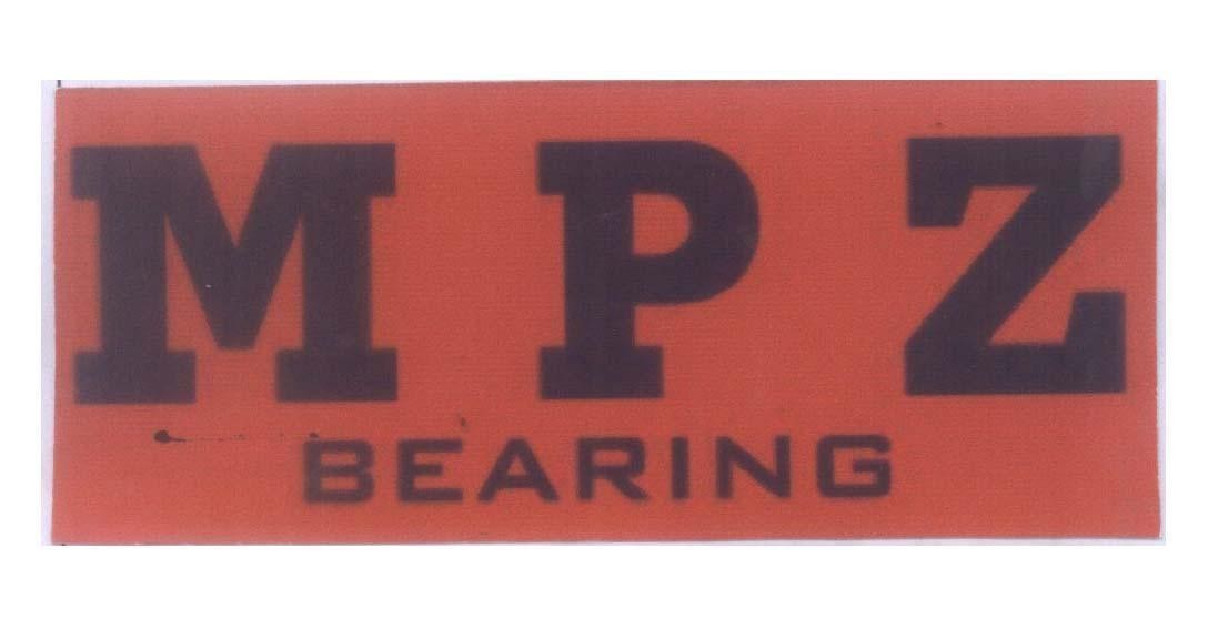 Mẫu nhãn hiệu MPZ BEARING