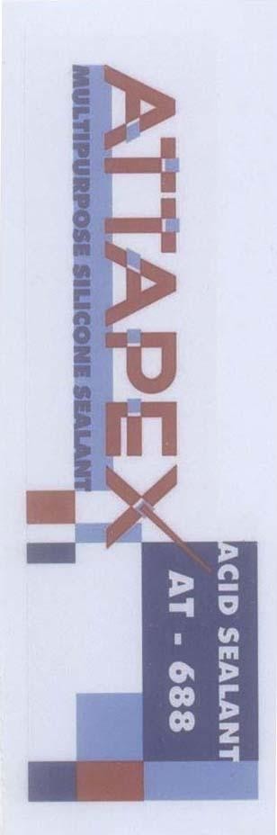Mẫu nhãn hiệu ATTAPEX MULTIPURPOSE SILICONE SEALANT ACID SEALANT AT - 688