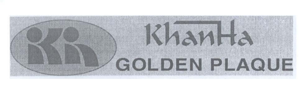 Mẫu nhãn hiệu Kh KhanHa GOLDEN PLAQUE