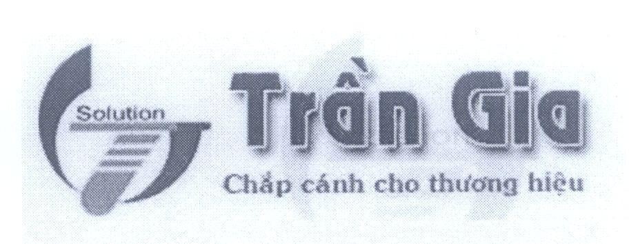Mẫu nhãn hiệu T G Solution Trần Gia Chắp cánh cho thương hiệu
