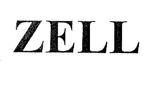 Mẫu nhãn hiệu ZELL