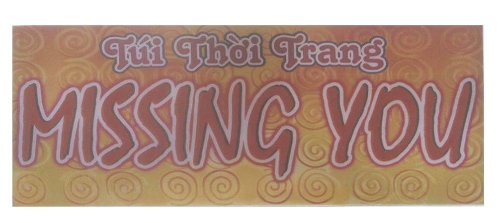 Mẫu nhãn hiệu Túi Thời Trang MISSING YOU