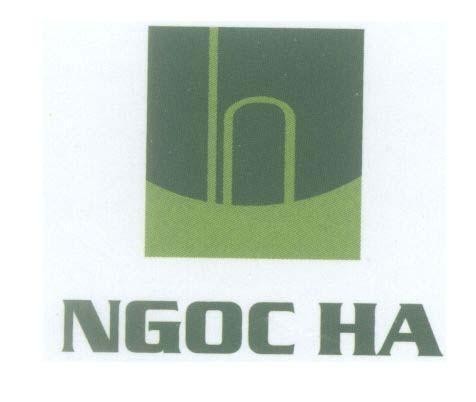 Mẫu nhãn hiệu h NGOC HA