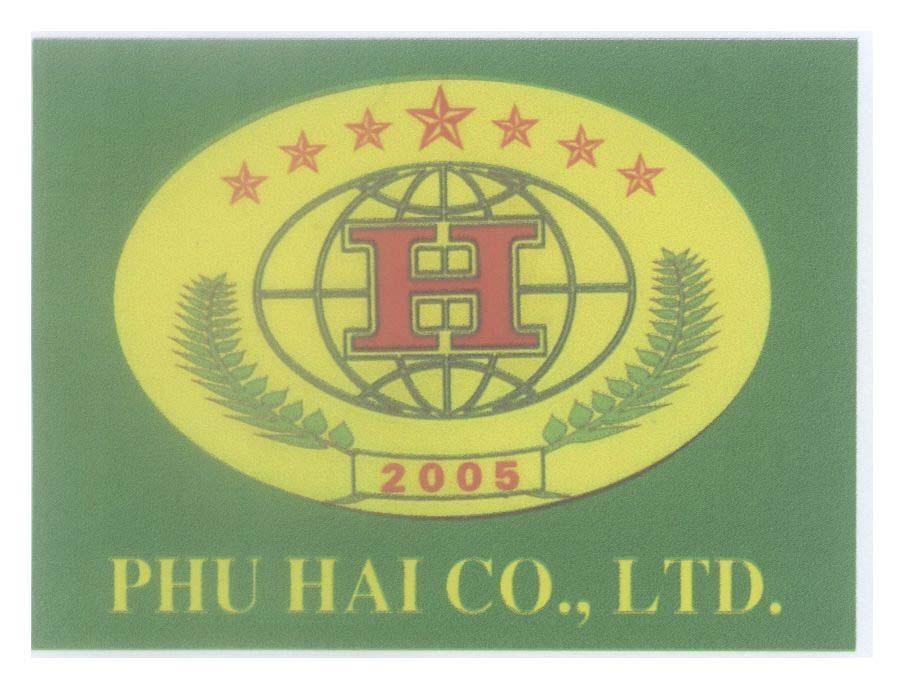Mẫu nhãn hiệu H 2005 PHU HAI CO.,LTD