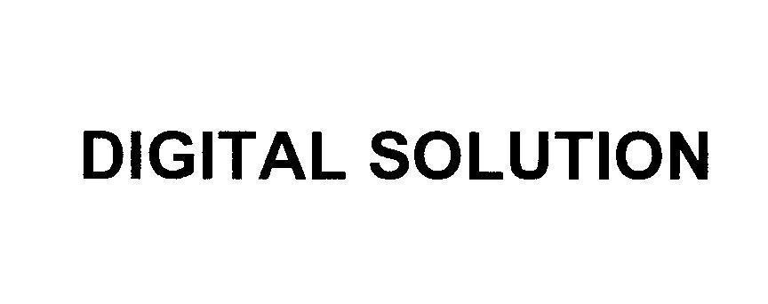 Mẫu nhãn hiệu DIGITAL SOLUTION