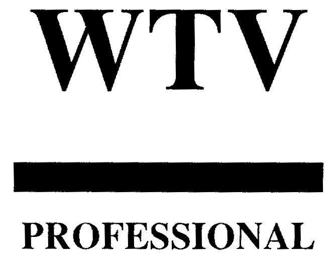 Mẫu nhãn hiệu WTV PROFESSIONAL