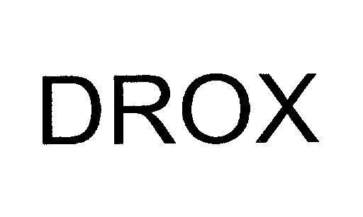 Mẫu nhãn hiệu DROX
