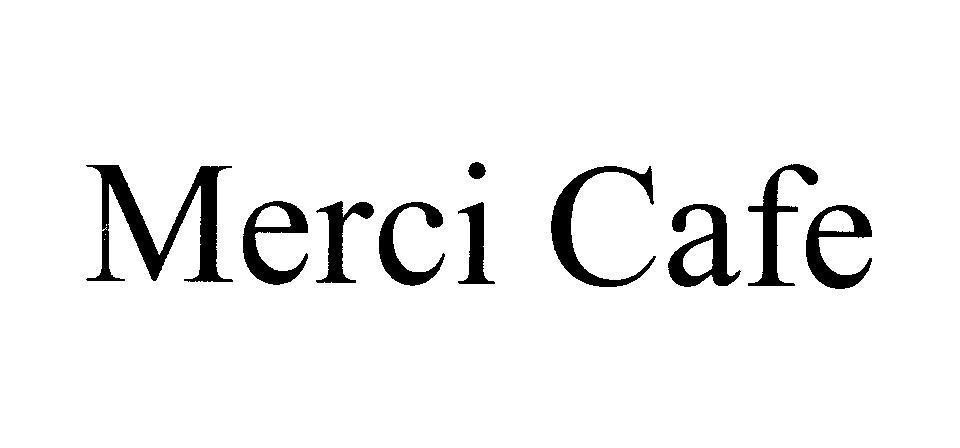 Mẫu nhãn hiệu Merci Cafe