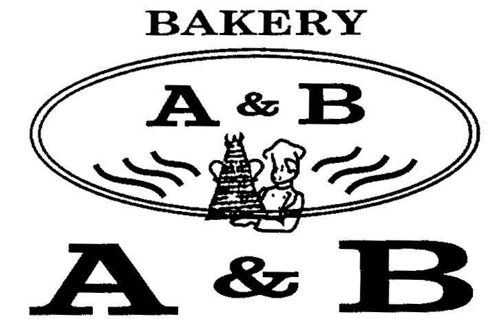 Mẫu nhãn hiệu A & B BAKERY