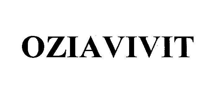 Mẫu nhãn hiệu OZIAVIVIT