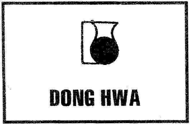 Mẫu nhãn hiệu DONG HWA