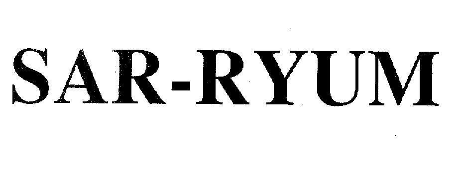 Mẫu nhãn hiệu SAR - RYUM