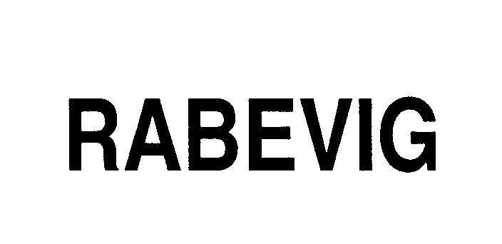 Mẫu nhãn hiệu RABEVIG