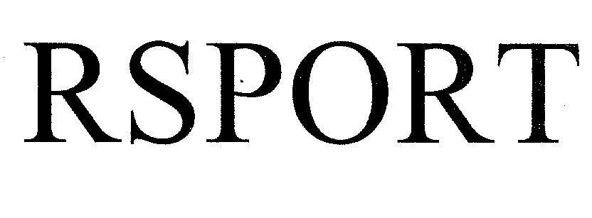 Mẫu nhãn hiệu RSPORT