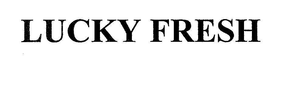 Mẫu nhãn hiệu LUCKY FRESH