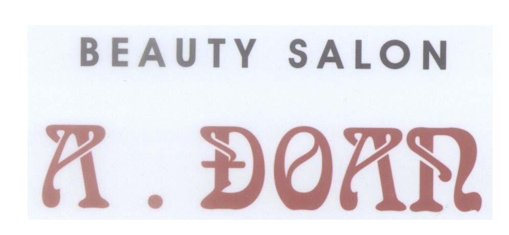 Mẫu nhãn hiệu BEAUTY SALON A. ĐOAN