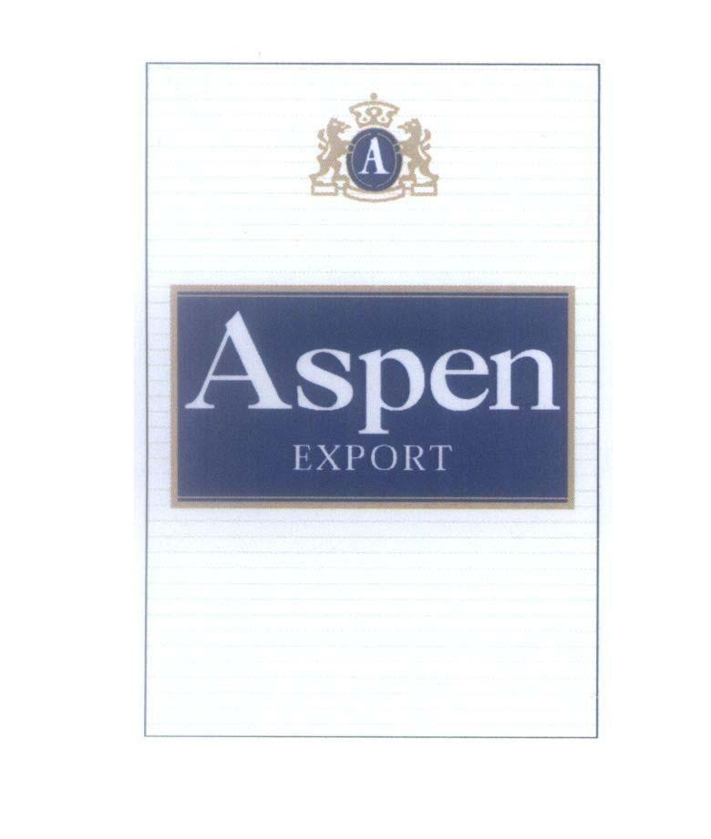 Mẫu nhãn hiệu A Aspen EXPORT