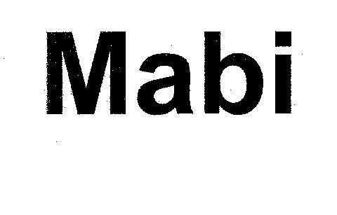 Mẫu nhãn hiệu Mabi