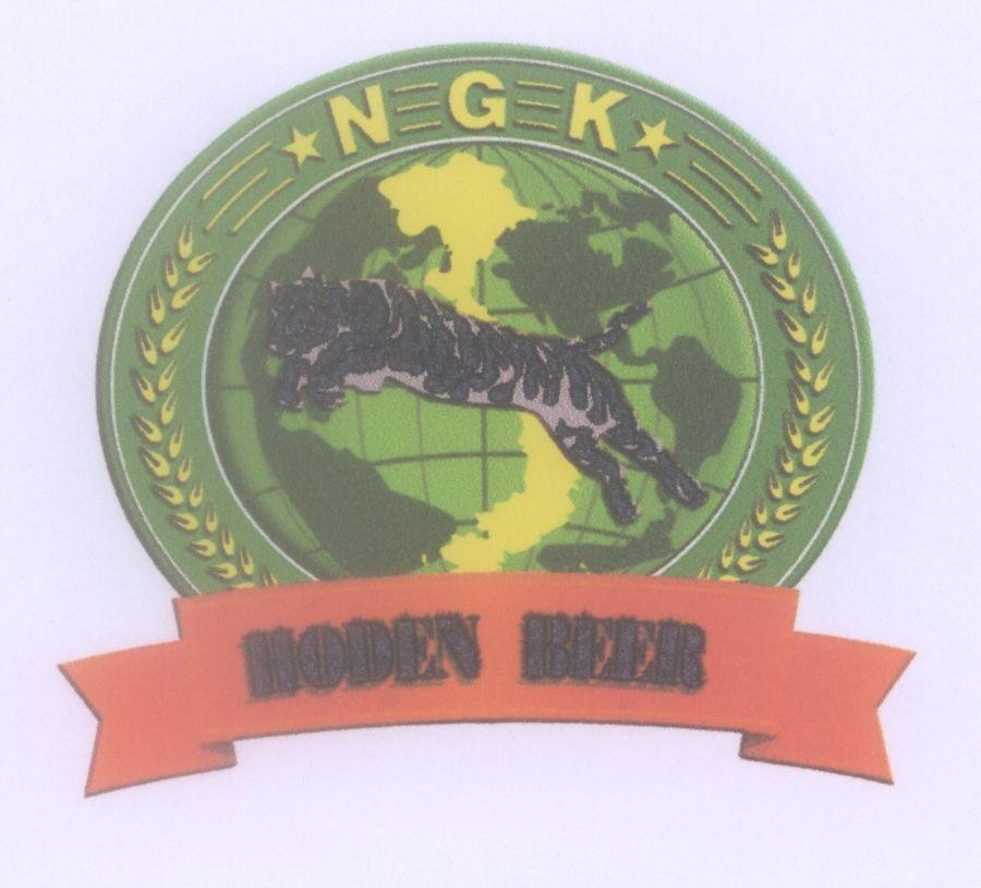 Mẫu nhãn hiệu N G K NGK HODEN BEER