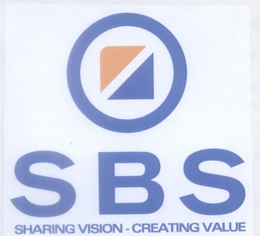 Mẫu nhãn hiệu SBS S B S SHARING VISION-CREATING VALUE
