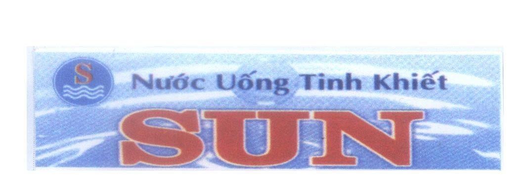 Mẫu nhãn hiệu S SUN Nước Uống Tinh Khiết