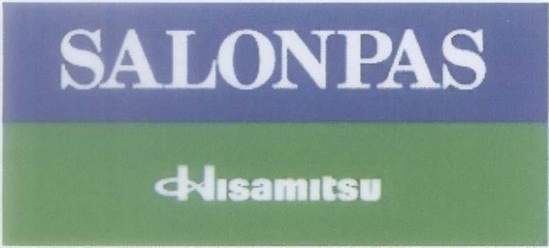Mẫu nhãn hiệu SALONPAS Hisamitsu