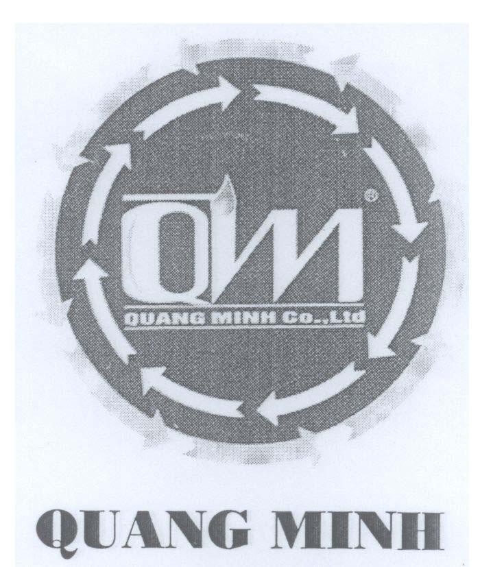 Mẫu nhãn hiệu QM QUANG MINH Co.,Ltd QUANG MINH
