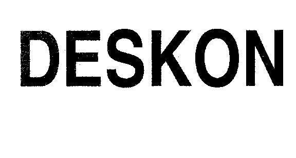 Mẫu nhãn hiệu DESKON DESON DEKON