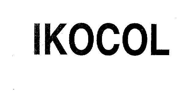 Mẫu nhãn hiệu IKOCOL