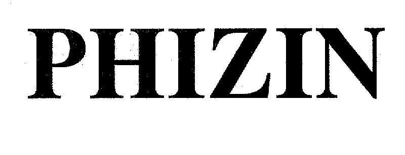 Mẫu nhãn hiệu PHIZIN