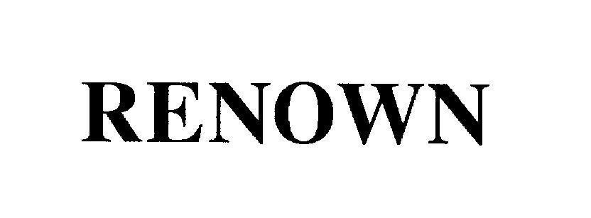 Mẫu nhãn hiệu RENOWN
