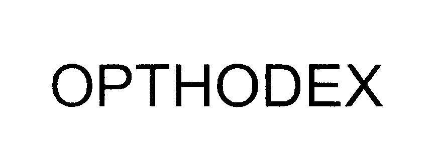 Mẫu nhãn hiệu OPTHODEX