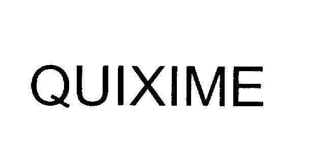 Mẫu nhãn hiệu QUIXIME