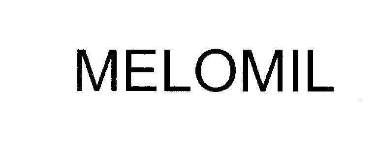 Mẫu nhãn hiệu MELOMIL