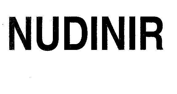 Mẫu nhãn hiệu NUDINIR
