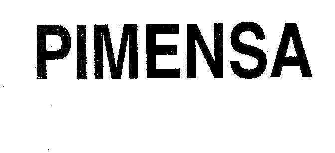 Mẫu nhãn hiệu PIMENSA