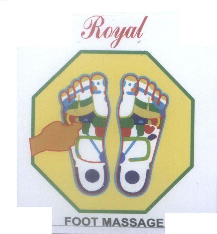 Mẫu nhãn hiệu Royal FOOT MASSAGE