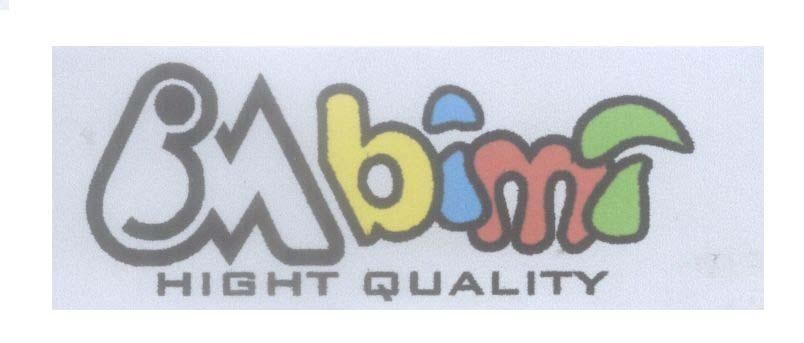 Mẫu nhãn hiệu B M BIMI HIGHT QUALITY